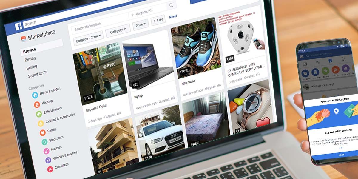 Eksklusivt: Facebook lanserer 'Marketplace' i India